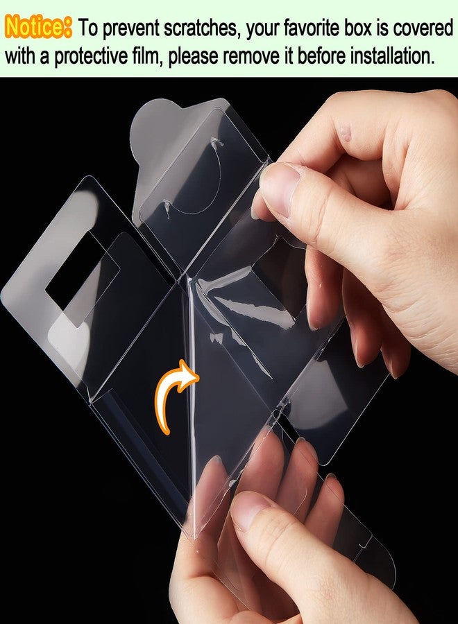 Eaasty 200 Pcs 2 x 2 x 2 Inch Clear Favor Boxes Small Transparent Candy Gift Box Plastic Treat Boxes Party Favor Cube for Packaging Containers Macaron Birthday Wedding Baby Shower - Image 4